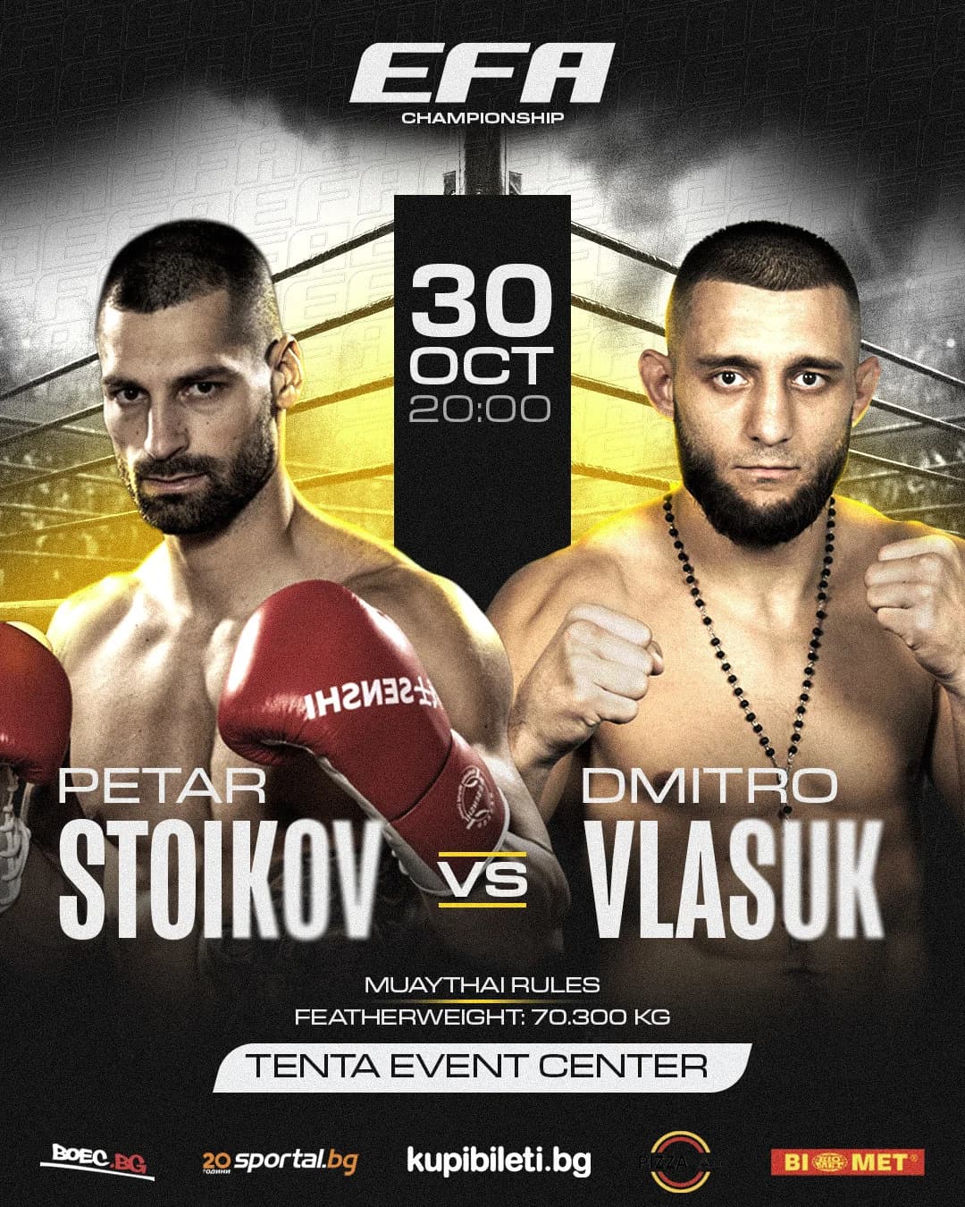 EFA Championship · Стойков срещу Власюк 2
