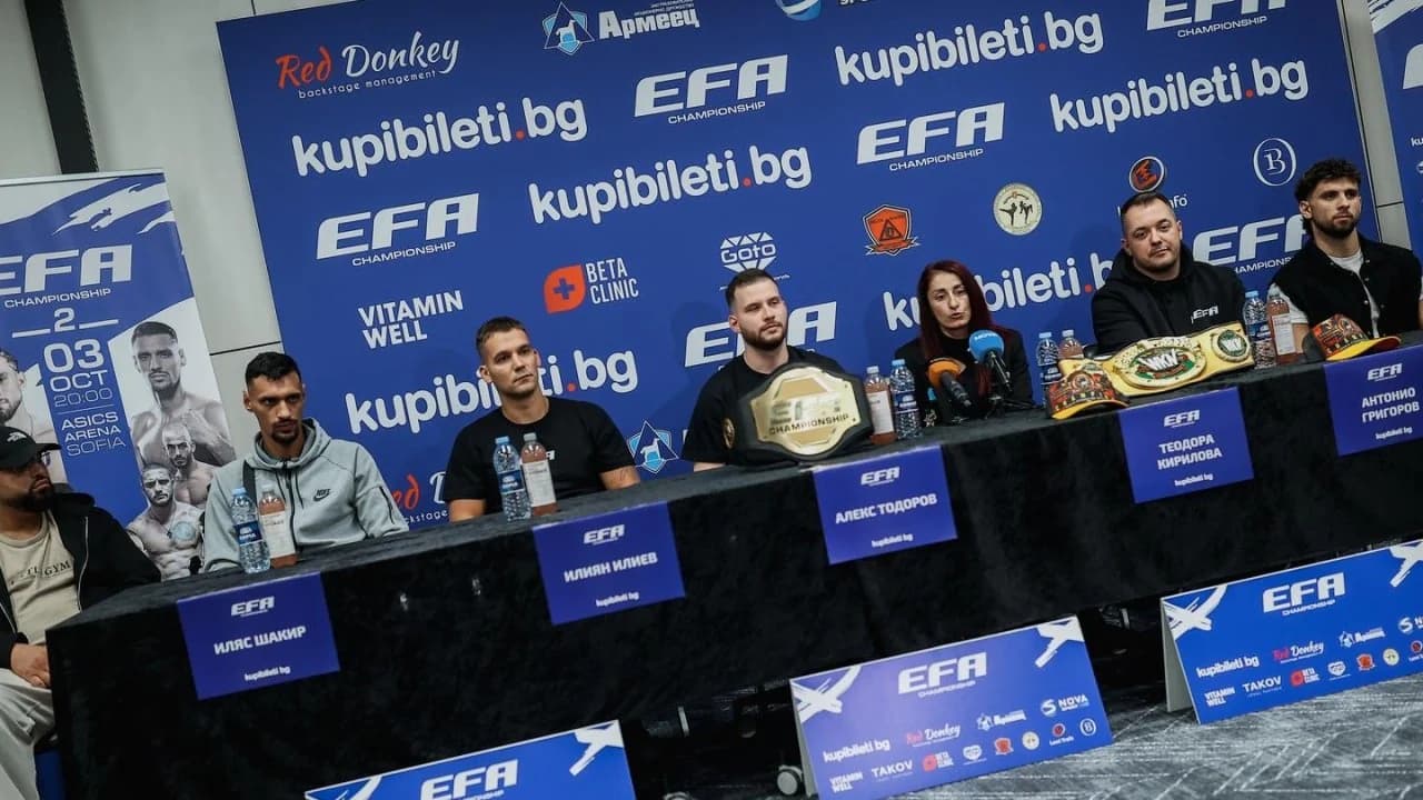 Пресконференция и кантар преди EFA 2: всички бойци са готови